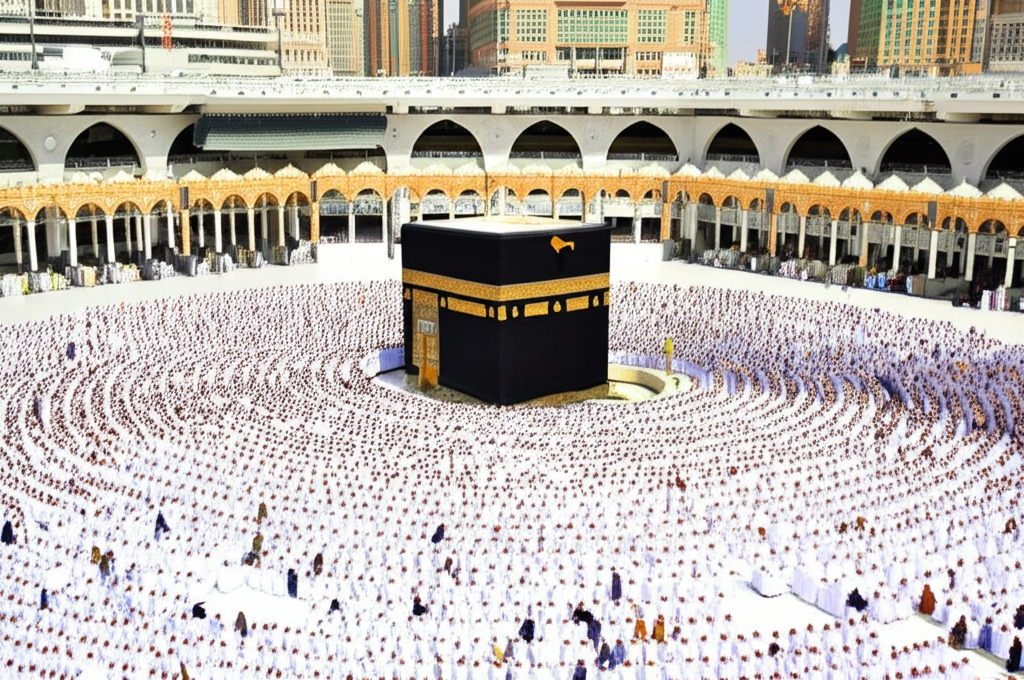 Pilgrims at Kaaba